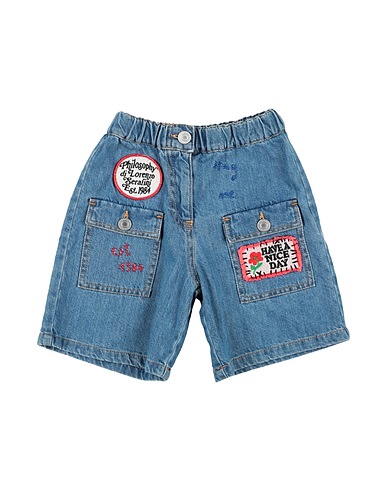 PHILOSOPHY di LORENZO SERAFINI Shorts & Bermuda KIDS Blue 100% Cotton