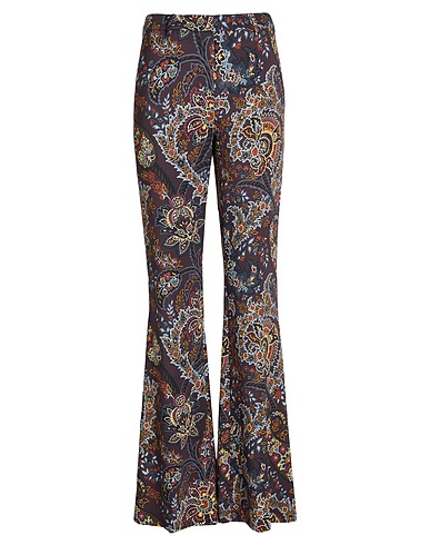 ETRO Casual trouser Dark brown 95% Viscose, 5% Elastane
