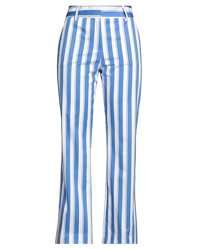 TRUE ROYAL Casual trouser Azure 100% Cotton