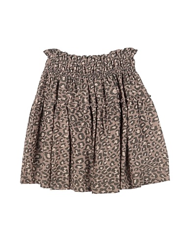 TOCOTO VINTAGE Skirt Taupe 98% Cotton, 2% Metallic fiber