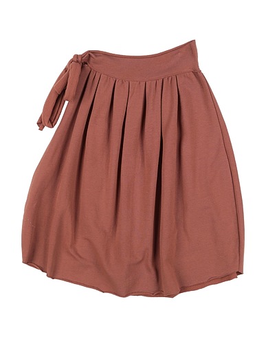 MINIMU' Skirt Light brown 96% Cotton, 4% Elastane