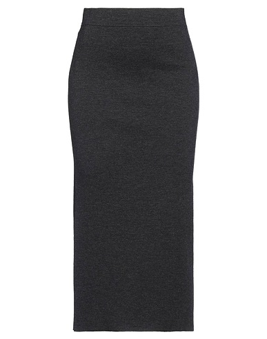 P.A.R.O.S.H. Midi skirt Lead 75% Wool, 15% Cashmere, 10% Elastane