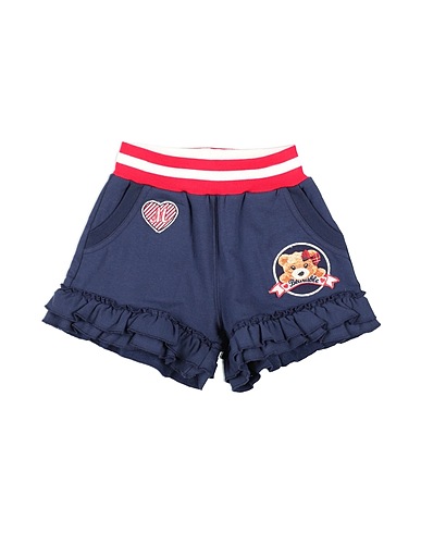 MONNALISA Shorts & Bermuda Blue 95% Cotton, 5% Elastane
