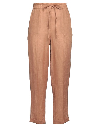 BALLANTYNE パンツ キャメル リネン 100%