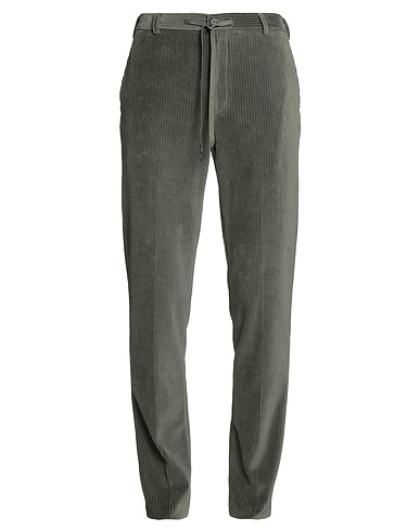 CIRCOLO 1901 Casual trouser Military green 80% Cotton, 20% Polyester