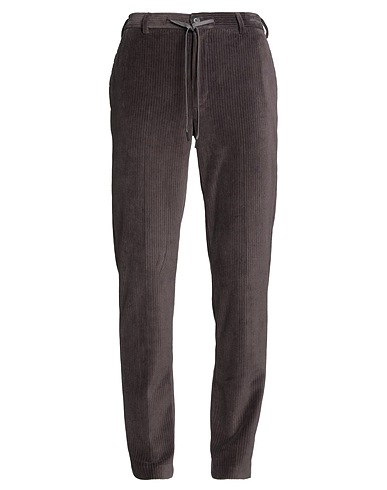 CIRCOLO 1901 Casual trouser Chocolate brown 80% Cotton, 20% Polyester