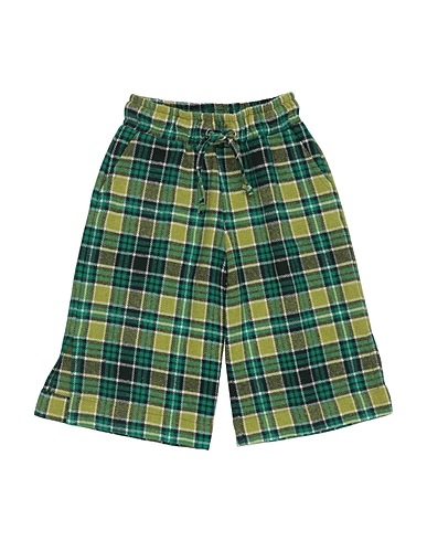PICCOLA LUDO Casual trouser Green 50% Acrylic, 25% Polyester, 20% Wool, 5% Other Fibres
