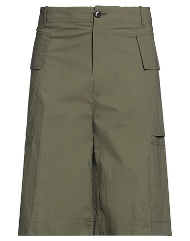 BALLANTYNE Shorts & Bermuda Military green 100% Cotton