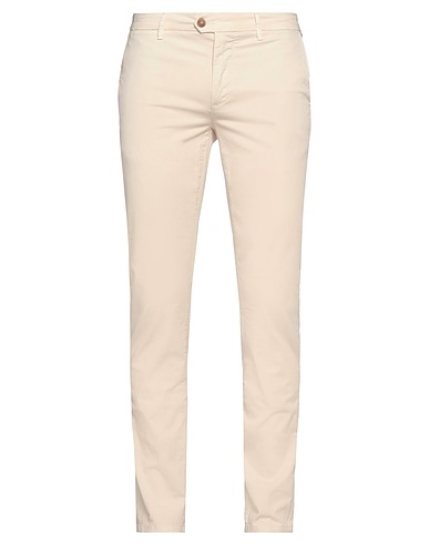 TELERIA ZED Casual pants Beige 98% Cotton, 2% Elastane
