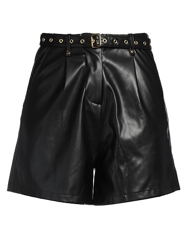 NO SECRETS Shorts & Bermuda Black 50% Polyester, 50% Polyurethane