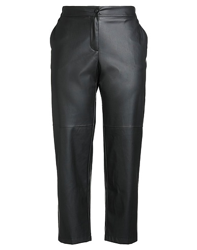 OTTOD'AME Casual trouser Black 100% Polyurethane, Polyester
