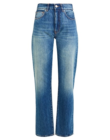 MEMORY'S LTD Denim trousers Blue 100% Cotton