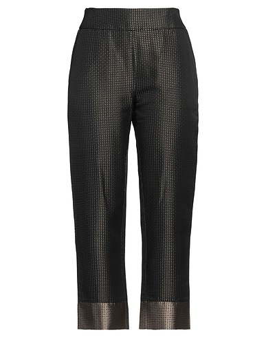ALESSIA SANTI Casual pants Black 50% Viscose, 32% Acetate, 18% Polyester