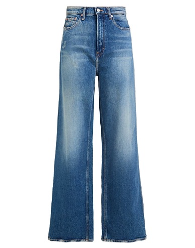 TOMMY JEANS Denim trousers Blue 79% Cotton, 20% Re-Used Cotton, 1% Elastane