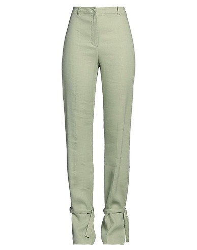 PATRIZIA PEPE Casual trouser Light green 49% Viscose, 48% Linen, 3% Elastane