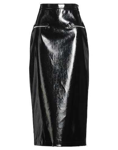 MSGM Maxi Skirts NERO 100% Polyester, Polyurethane