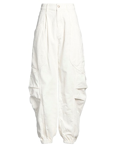 TRUE AVENUE Pantalone Bianco 100% Cotone