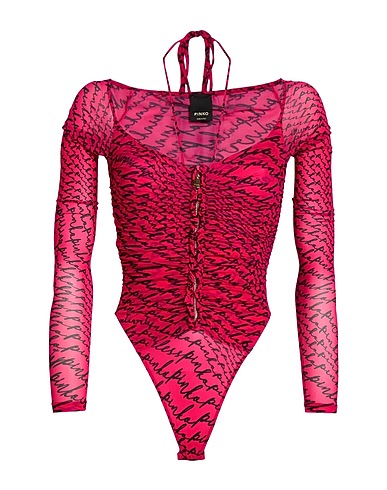 PINKO TOPWEAR Fuchsia 90% Polyamide, 10% Elastane