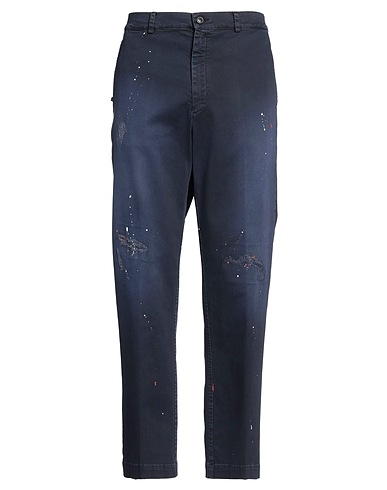 GRIFONI Pantalone Blu navy 98% Cotone, 2% Elastan