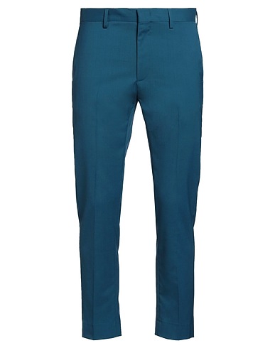 LOW BRAND Pantalone Verde petrolio 54% Lana Vergine, 45% Poliestere, 1% Elastan