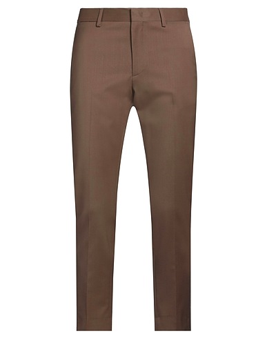 LOW BRAND Pantalone Marrone 54% Lana Vergine, 45% Poliestere, 1% Elastan