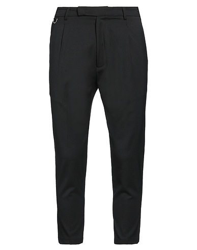 LOW BRAND Pantalone Nero 54% Lana Vergine, 45% Poliestere, 1% Elastan