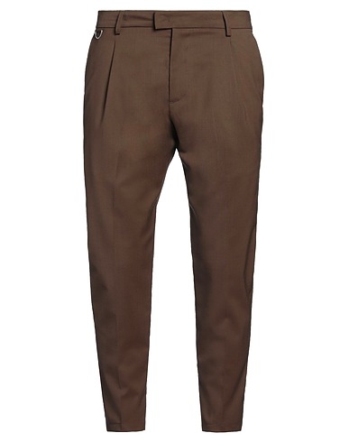 LOW BRAND Pantalone Marrone 54% Lana Vergine, 45% Poliestere, 1% Elastan