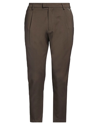 LOW BRAND Casual trouser Military green 54% Virgin Wool, 45% Polyester, 1% Elastane
