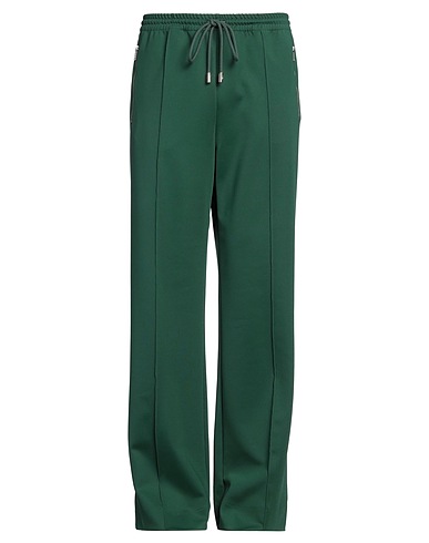 JW ANDERSON Casual trouser Green 94% Polyester, 6% Elastane
