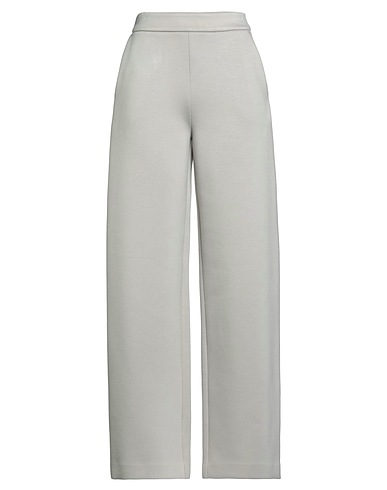 'S MAX MARA Casual trouser Light grey 96% Viscose, 4% Elastane