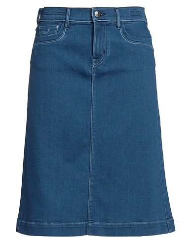 JACOB COHЁN Denim skirt Blue 93% Cotton, 6% Polyester, 1% Elastane