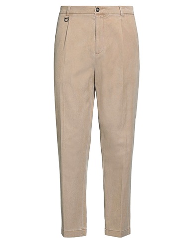 PAOLO PECORA Casual trouser Sand 56% Lyocell, 42% Cotton, 2% Elastane