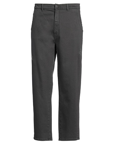 DANIELE ALESSANDRINI HOMME Denim trousers Lead 99% Organic cotton, 1% Elastane