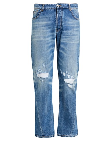 JOHN RICHMOND Denim pants Blue 100% Cotton
