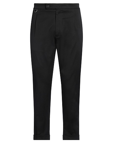 LOW BRAND Casual trouser Black 96% Cotton, 4% Elastane