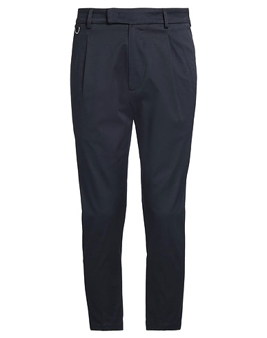 LOW BRAND Casual trouser Navy blue 96% Cotton, 4% Elastane