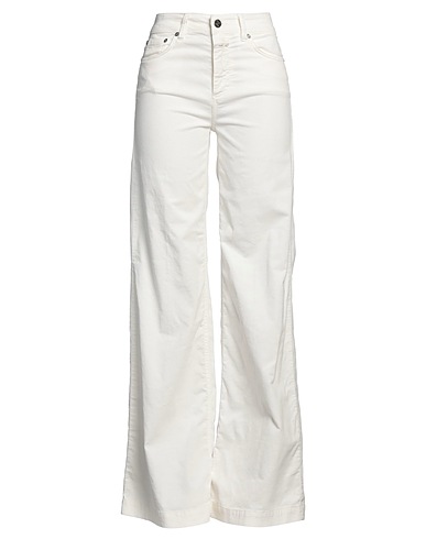 CLOSED Casual trouser White 98% Cotton, 2% Elastane
