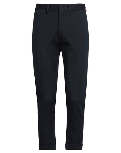 LOW BRAND Casual trouser Navy blue 98% Cotton, 2% Elastane