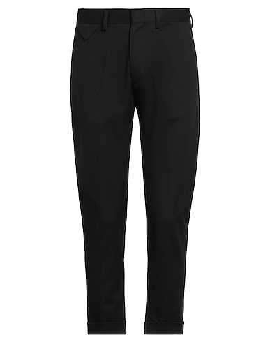 LOW BRAND Casual pants Black 98% Cotton, 2% Elastane