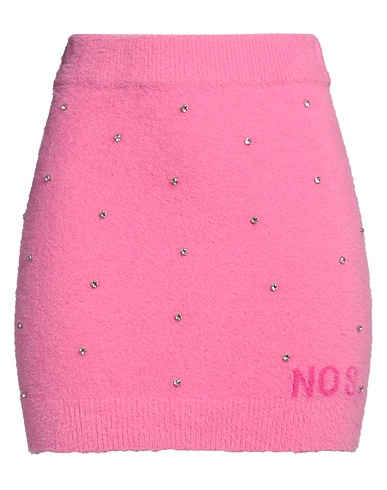 NO SECRETS Mini skirt Pink 65% Acrylic, 35% Polyamide