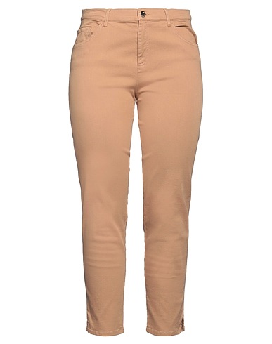DIANA GALLESI Casual trouser Camel 92% Cotton, 6% Elastomultiester, 2% Elastane