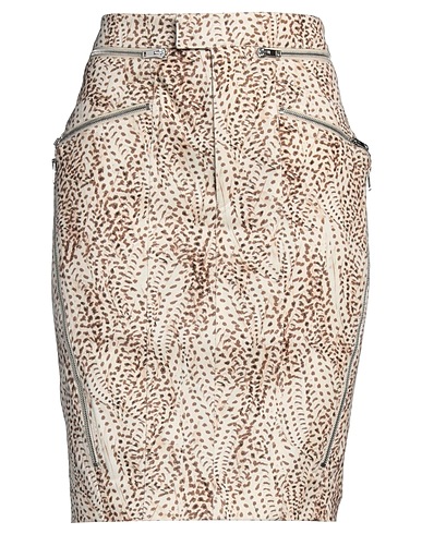 ISABEL MARANT Mini skirt Cream 97% Cotton, 3% Elastane