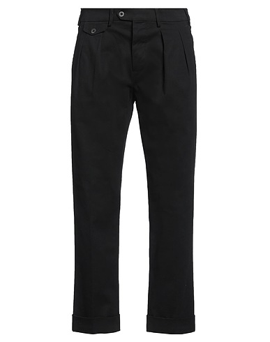 LARDINI Hosen Schwarz 98% Baumwolle, 2% Elastan