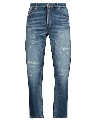PT Torino Denim trousers Blue 98% Cotton, 2% Elastane