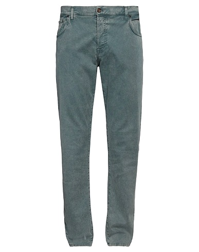 PT Torino Denim pants Deep teal 66% Cotton, 33% Lyocell, 1% Elastane