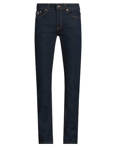 VERSACE JEANS COUTURE Jambe droite Bleu 98% Coton, 2% Élasthanne