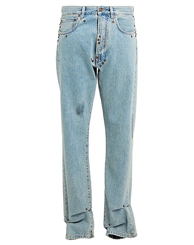 MOSCHINO Denim trousers COUTURE Blue 100% Cotton
