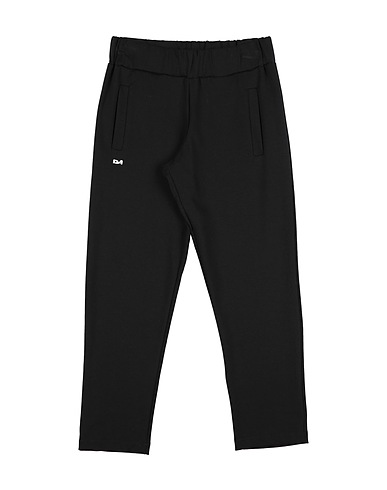 DANIELE ALESSANDRINI Casual pants Black 65% Viscose, 30% Nylon, 5% Elastane