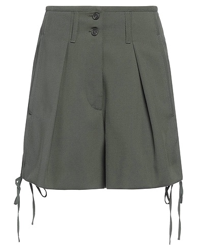 WEEKEND MAX MARA BOTTOMWEAR UNCONVENTIONAL GLORY Dark green 55% Polyester, 45% Virgin Wool