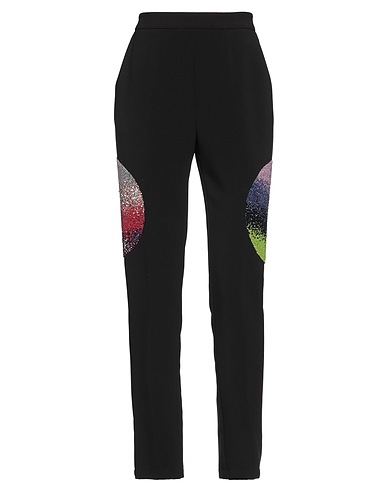GERMANIER Casual trouser Black 75% Cotton, 25% Polyester